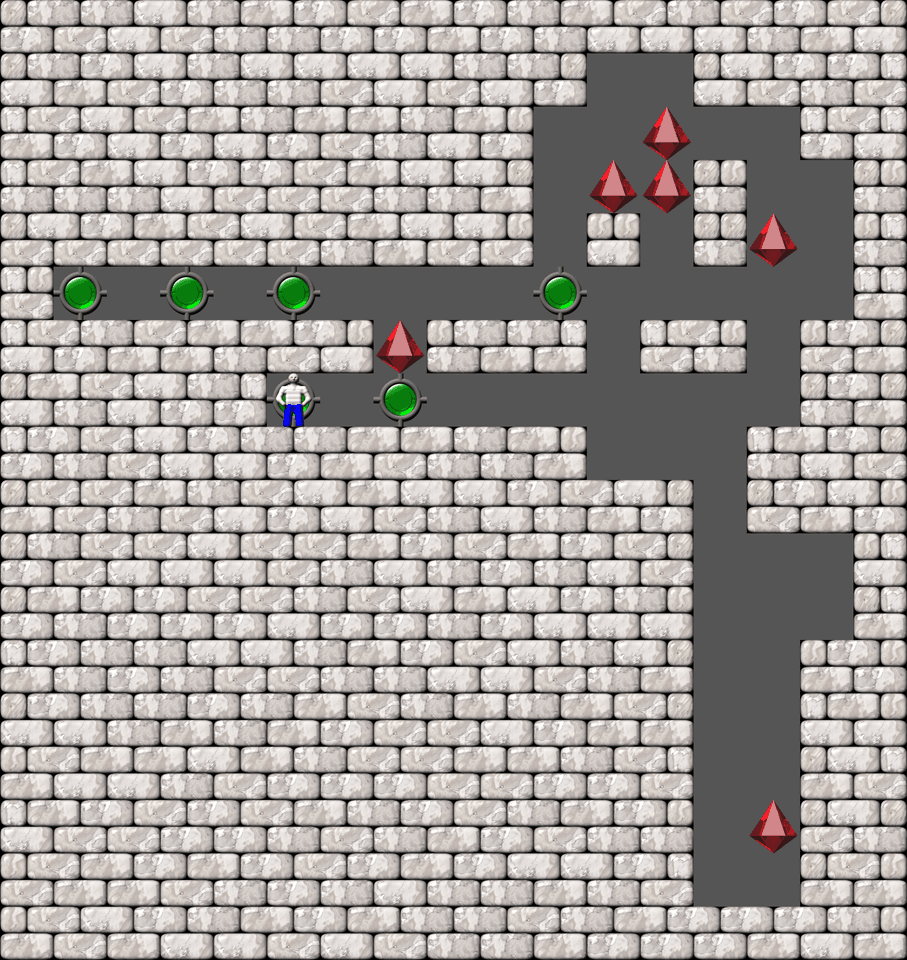 Сокобан More Bugs collections уровень 507